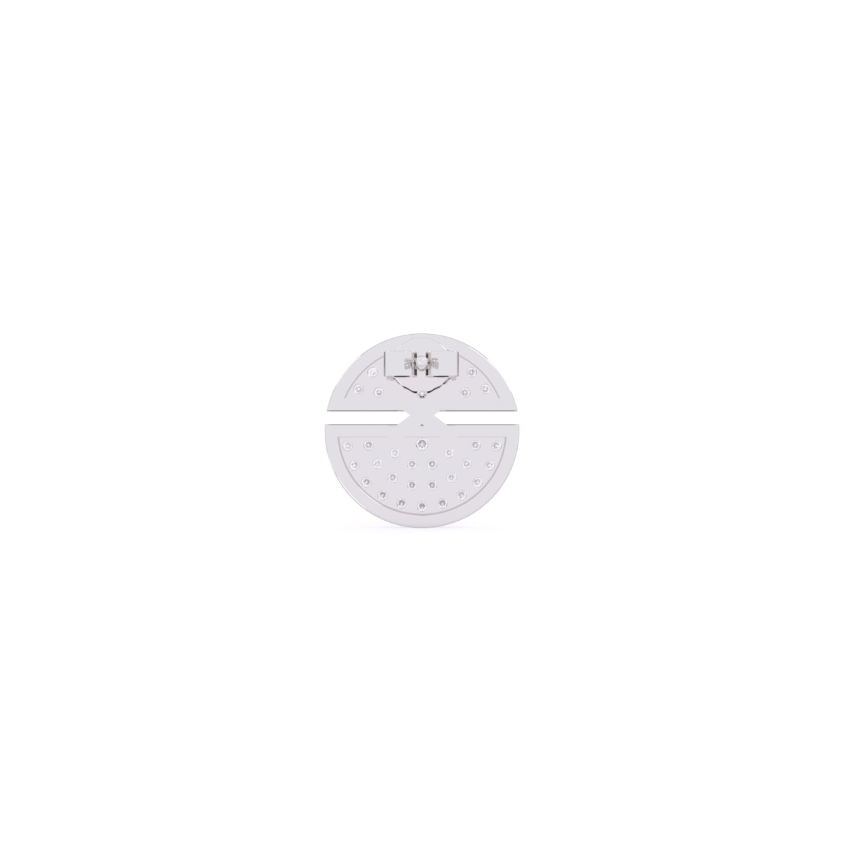 Fancy Round Cluster Stud Earrings For Her